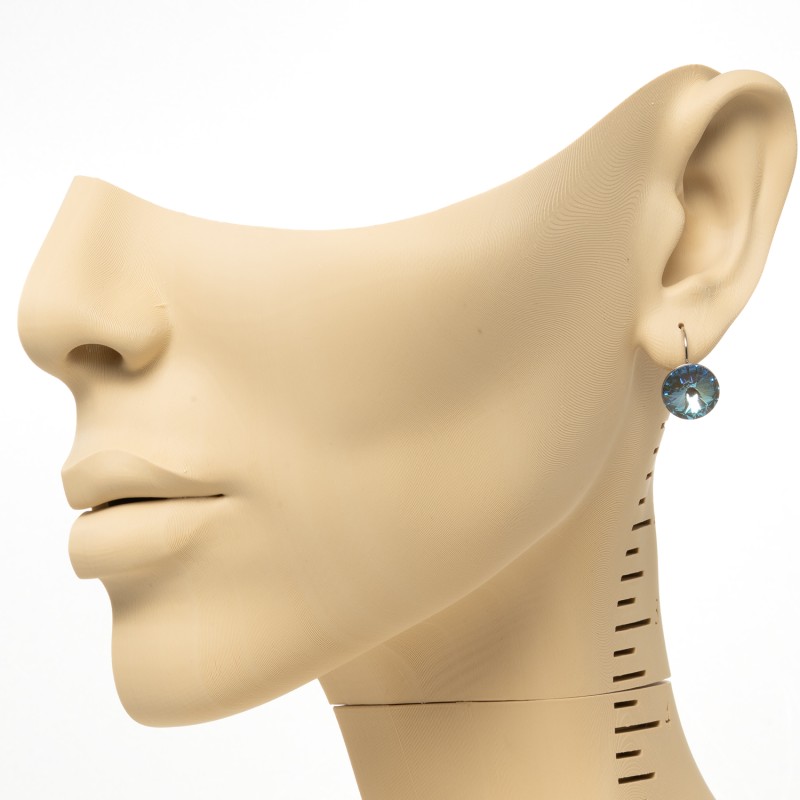 SWAROWSKI auskari ar rodija pārklājumu