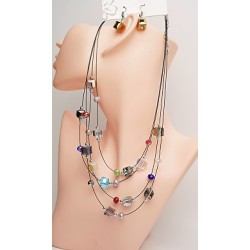 Kaklarota stieple ar auskariem