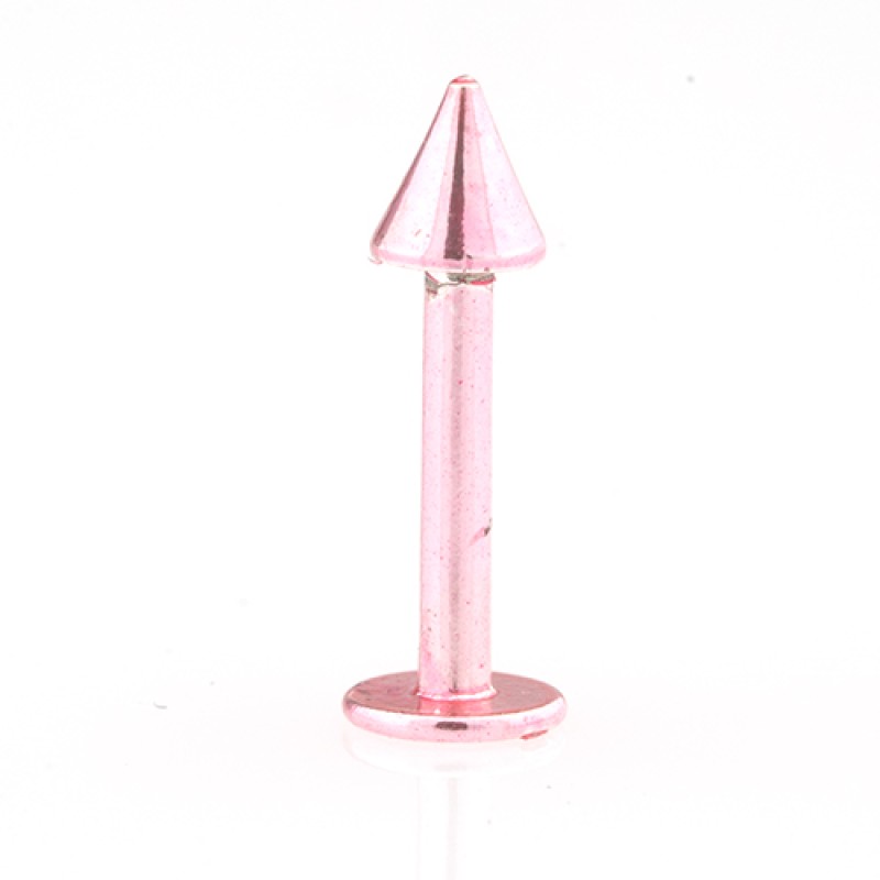 Pīrsings lūpai stienītis ar konusa uzgali