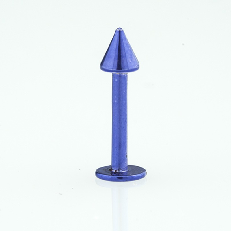 Pīrsings lūpai stienītis ar konusa uzgali