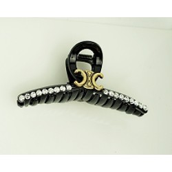 Matu sprādze-KRĀBIS ar dekoru 11cm plastmasas