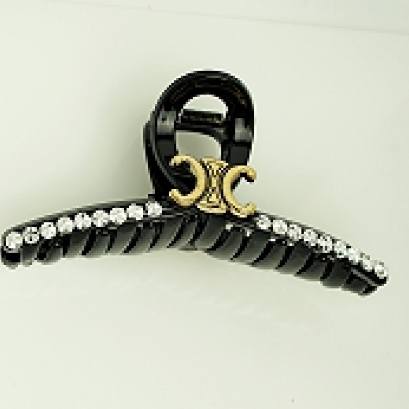 Matu sprādze-KRĀBIS ar dekoru 11cm plastmasas