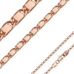 Apzeltītā ķēdīte Plakanu smalku pulētu gliemežvāku posmu virkne