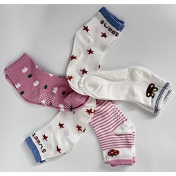 Zeķes meitenēm oJ neslīdošas (5 pāri)