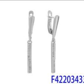 Auskari ar rodija pārklājumu