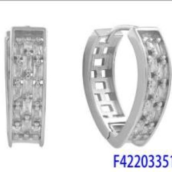 Auskari ar rodija pārklājumu