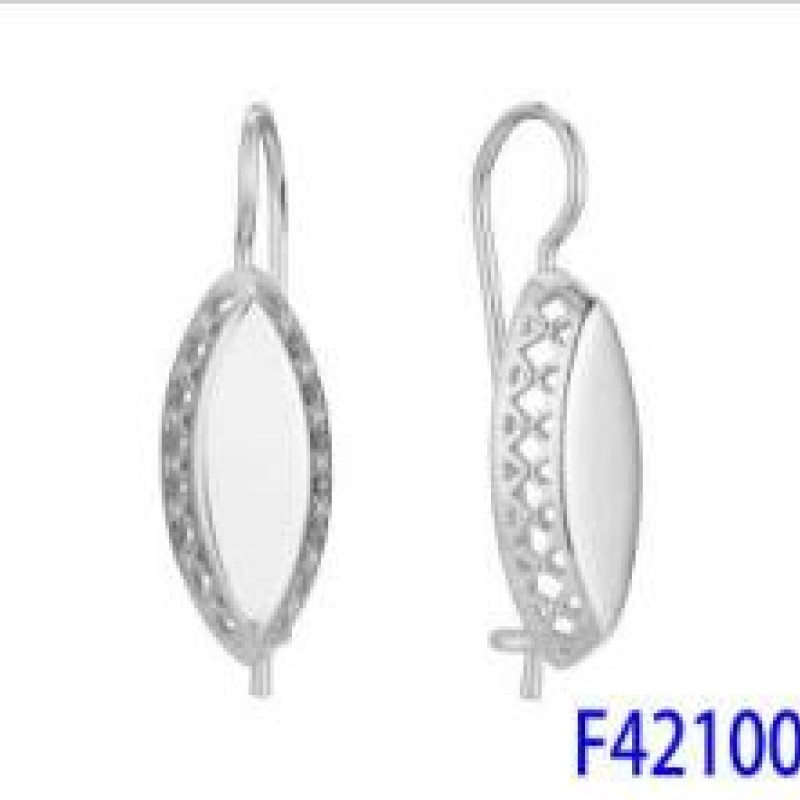 Auskari ar rodija pārklājumu