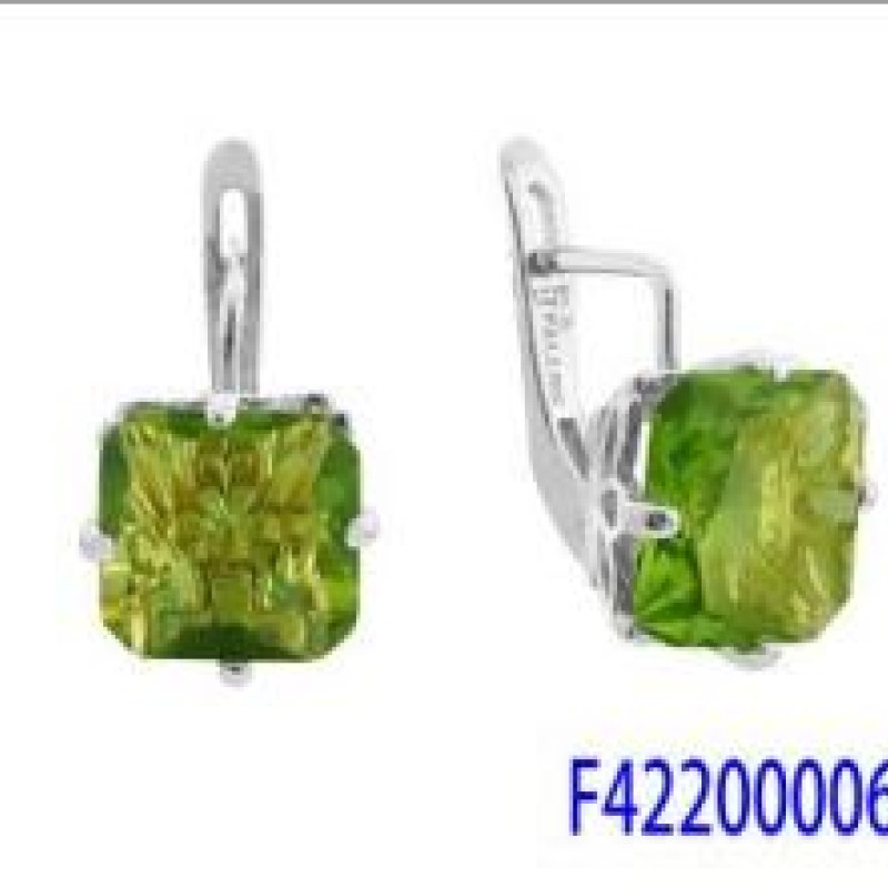 Auskari ar rodija pārklājumu