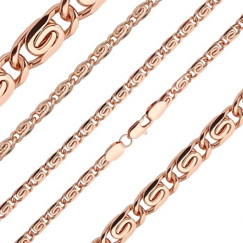 Apzeltīta ķedīte Klasiskā noapaļotu sānu gliemežu posmu virkne