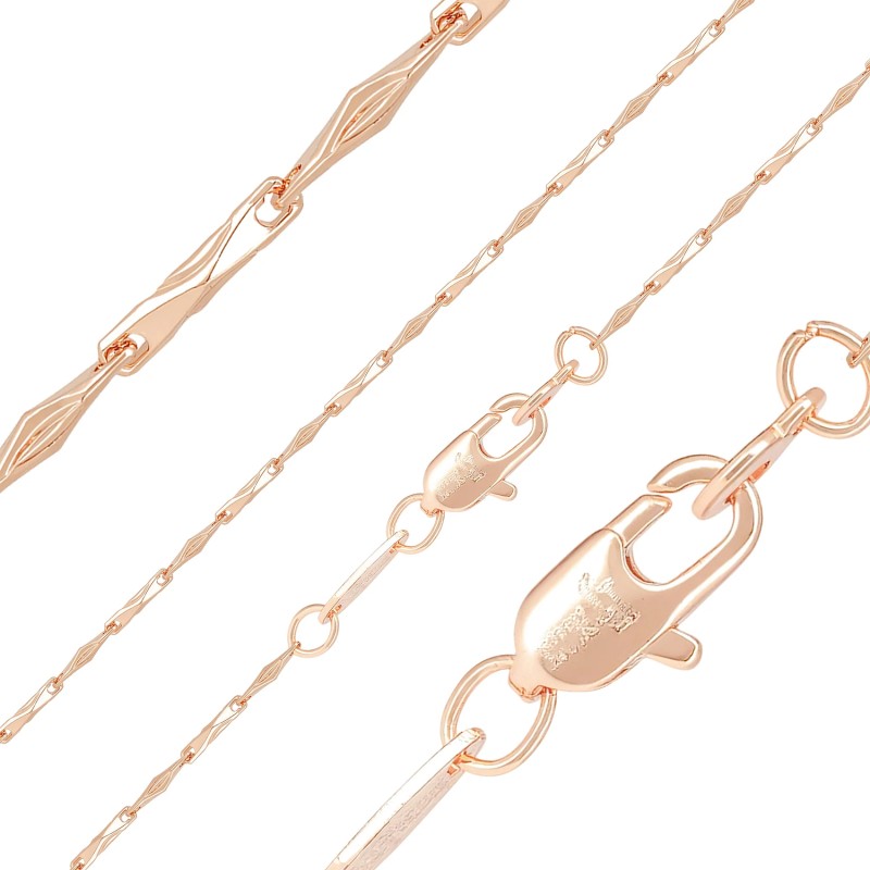 Apzeltītā ķēdīte Rhmobus garā lāpsta(Rhmobus long spade) posmu virtne