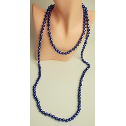 Kaklarota-krelles pērles sarkanas mākslīgas 160cm