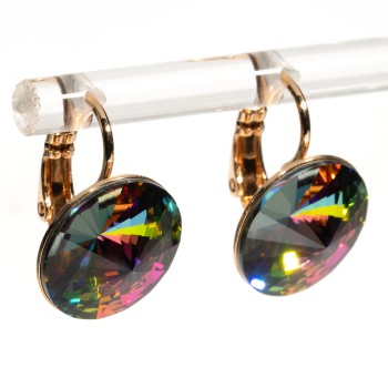 SWAROWSKI auskari apzeltīti