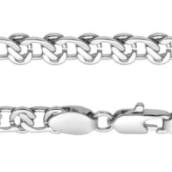 Rokassprādze ar rodija pārklājumu