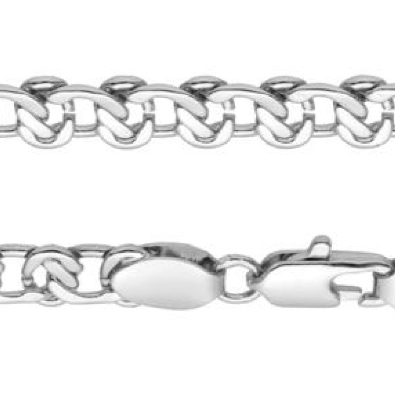 Rokassprādze ar rodija pārklājumu