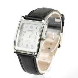 OMAX rokas pulkstenis 2,6x3,6cm ar ādas siksnu