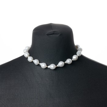 Kaklarota-krelles bumbierveida pērles mākslīgās