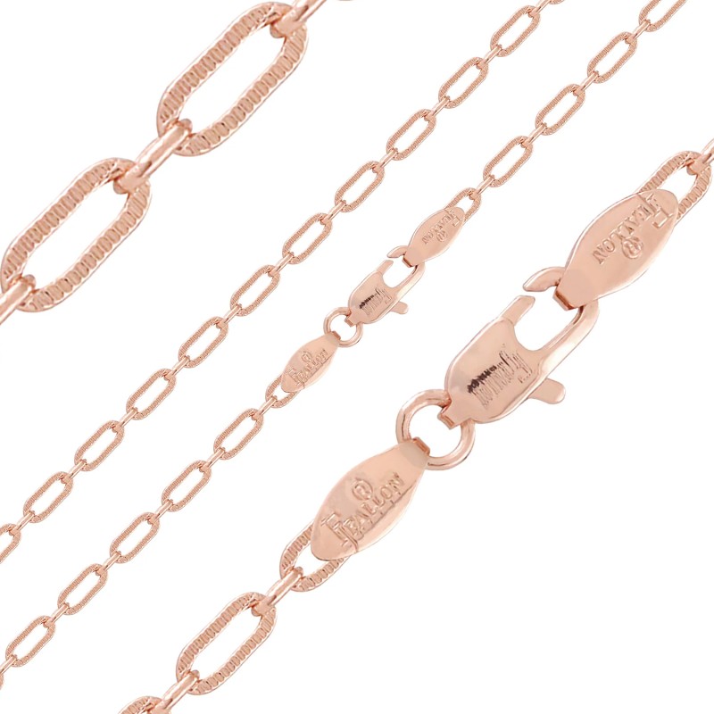 Apzeltīta rokassprādze Teksturēti kaltu papīra skavas formas posmu virkne