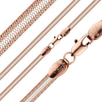 Apzeltīta rokassprādze Plakanu čūskas skeleta sānos šķērsām grāvētu posmu virkne