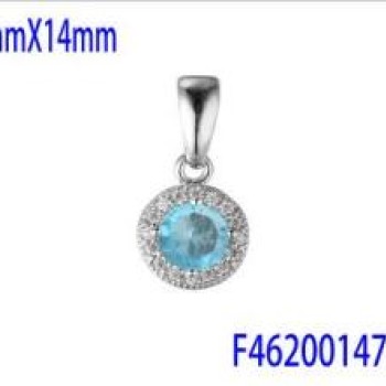 Kulons ar rodija pārklājumu