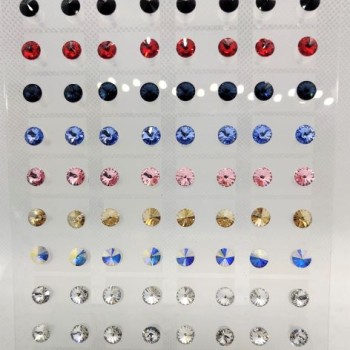 SWAROWSKI auskari ar rodija pārklājumu