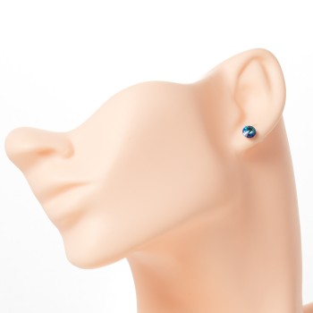 SWAROWSKI auskari ar rodija pārklājumu