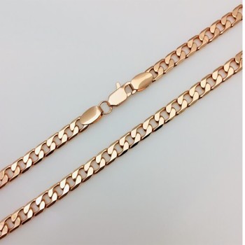 Apzeltīta ķēdīte Klasiskās ķēdes ar apmales posmu virkne