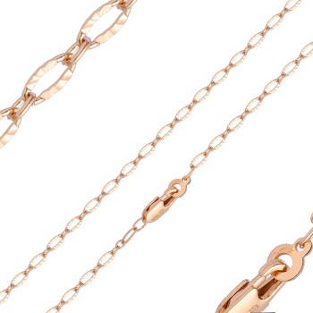 Apzeltītā ķēdīte Kubas dubulto posmu pinums