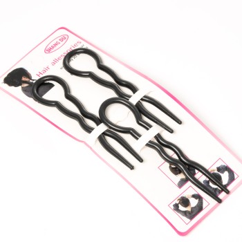 Matu veidošanas matadatas copei Japāņu stilā SHANG DU melna (3gab.)