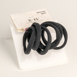 Matu gumiju komlekts 6gab. Ø5.1x0.9cm melnas