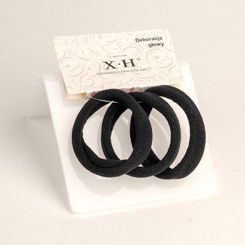 Matu gumiju komlekts 3gab. Ø5.1x1cm melnas