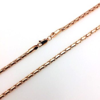 Apzeltīta rokassprādze Bostonas kompaktu plānu posmu pinums