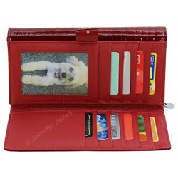 Sieviešu naudas maks JENNIFER JONES lakots