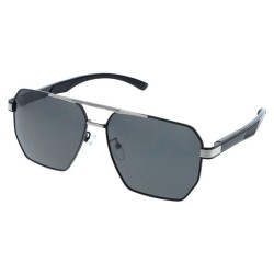 Polarizētās saulesbrilles PolarZONE Aluminium vīriešu ar maisiņu