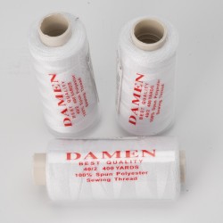 Šūšanas diegs DAMEN  (poliestērs) 1gab 400yards  rullītī