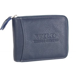 Vīriešu ādas naudas maks WILD