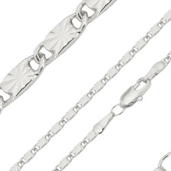 Rokassprādze ar rodija pārklājumu