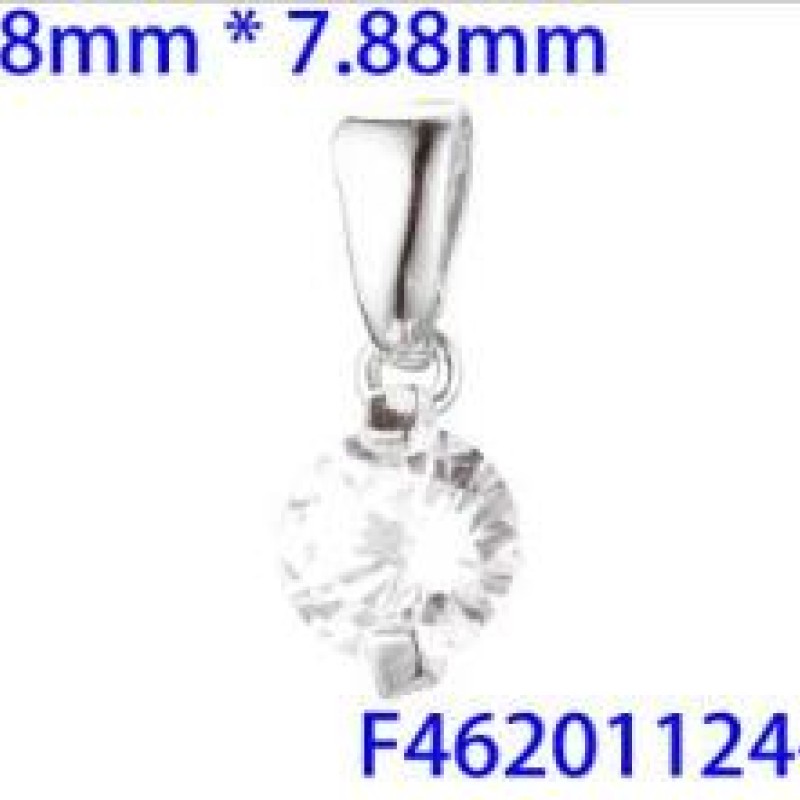 Kulons ar rodija pārklājumu