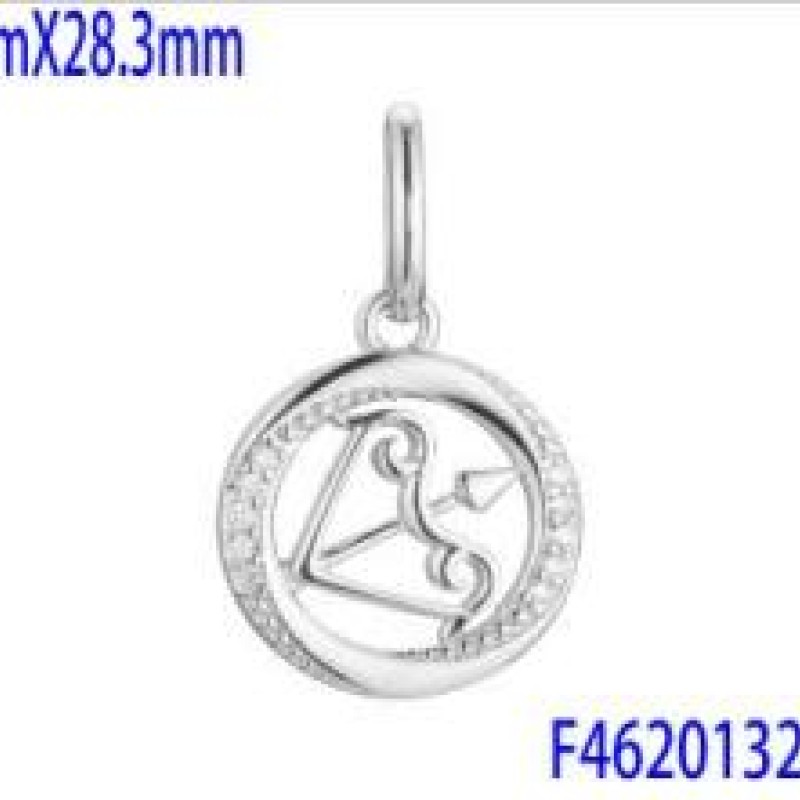 Kulons ar rodija pārklājumu