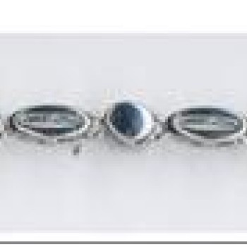 Rokassprādze ar rodija pārklājumu