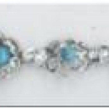 Rokassprādze ar rodija pārklājumu