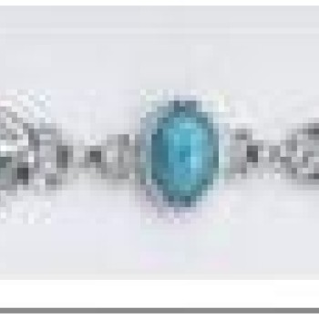 Rokassprādze ar rodija pārklājumu