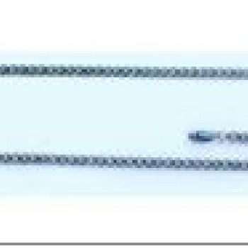 Rokassprādze ar rodija pārklājumu Bismarks enkura aušanas dubulto posmu