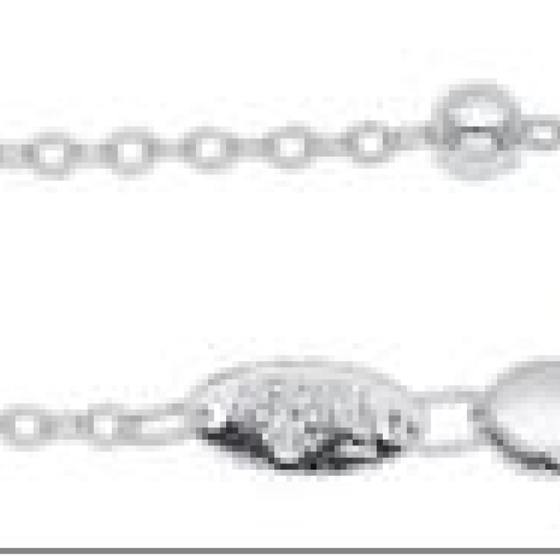 Rokassprādze ar rodija pārklājumu