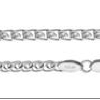 Rokassprādze ar rodija pārklājumu