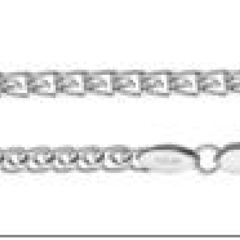 Rokassprādze ar rodija pārklājumu