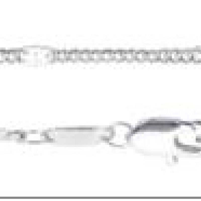 Rokassprādze ar rodija pārklājumu Klasisks pinums ar saules staru Fancy posmiem