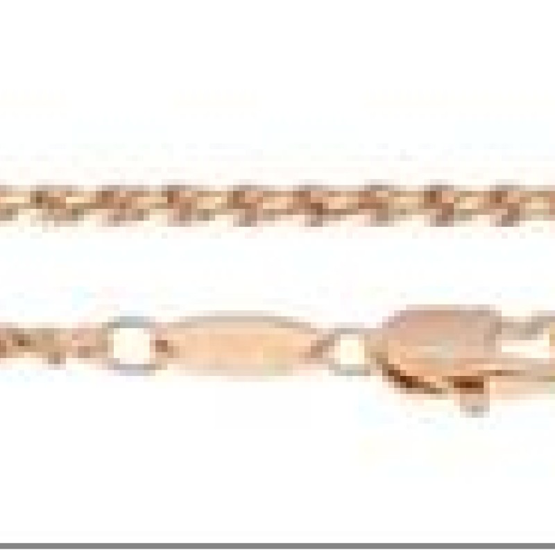 Apzeltīta rokassprādze Dimanta griezuma virves pinums