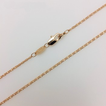 Apzeltīta rokassprādze Īpaši plānu gliemežu posmu virkne