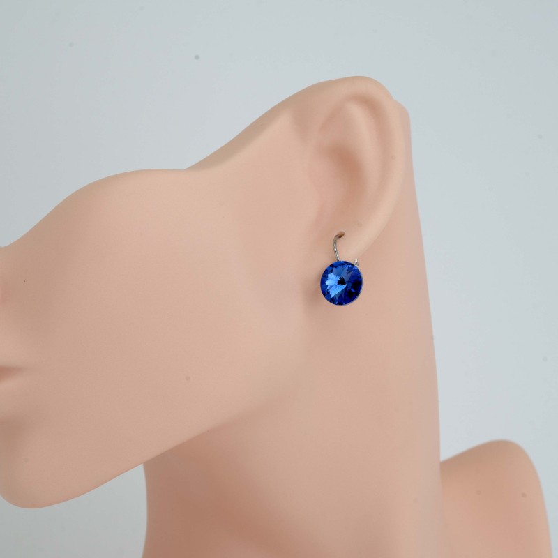 SWAROWSKI auskari ar rodija pārklājumu