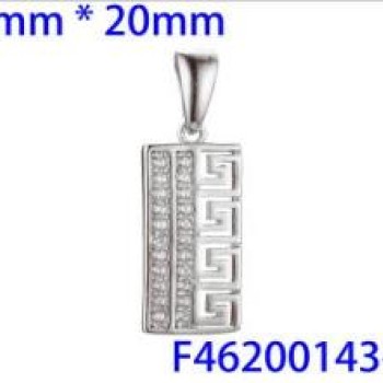 Kulons ar rodija pārklājumu